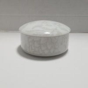 Tiffany & Co. Designed Clinique Ceramic Grey Flower Trinket Box